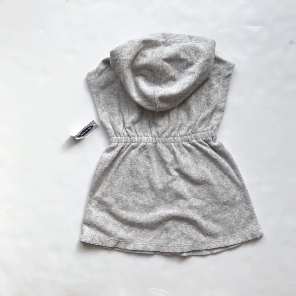 Old Navy NWT hooded zip up swim cover 2T